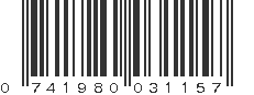 UPC 741980031157