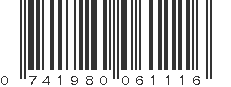 UPC 741980061116