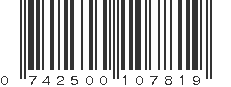 UPC 742500107819