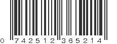 UPC 742512365214