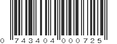 UPC 743404000725