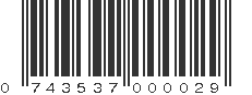 UPC 743537000029