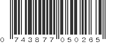 UPC 743877050265