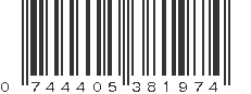 UPC 744405381974