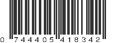 UPC 744405418342