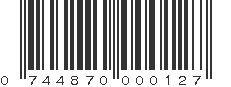 UPC 744870000127