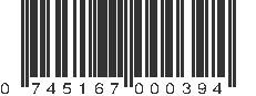 UPC 745167000394