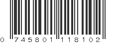 UPC 745801118102