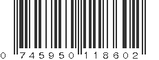 UPC 745950118602