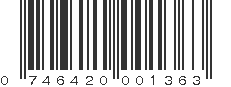 UPC 746420001363