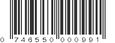 UPC 746550000991