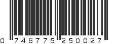 UPC 746775250027