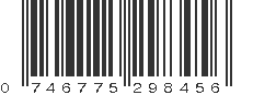 UPC 746775298456