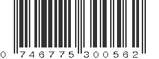 UPC 746775300562