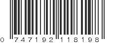 UPC 747192118198