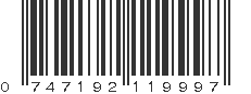 UPC 747192119997