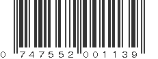 UPC 747552001139