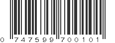 UPC 747599700101