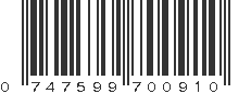 UPC 747599700910