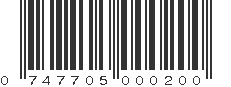 UPC 747705000200