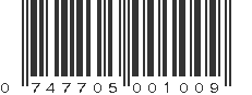 UPC 747705001009