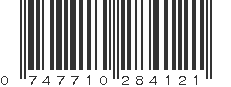 UPC 747710284121