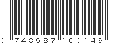 UPC 748587100149