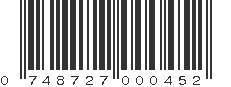 UPC 748727000452