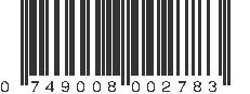 UPC 749008002783