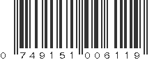 UPC 749151006119