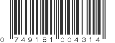 UPC 749181004314