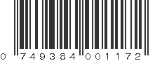 UPC 749384001172