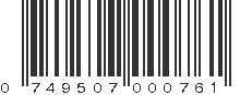 UPC 749507000761