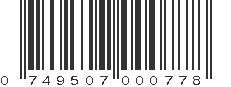 UPC 749507000778