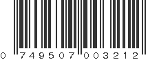 UPC 749507003212