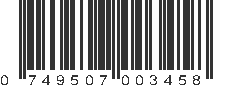 UPC 749507003458