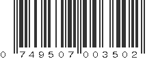 UPC 749507003502