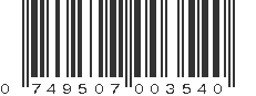 UPC 749507003540