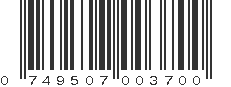 UPC 749507003700