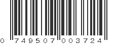 UPC 749507003724