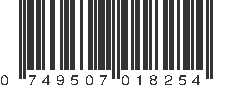 UPC 749507018254