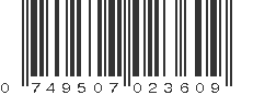 UPC 749507023609