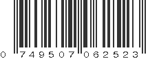 UPC 749507062523