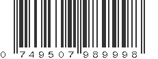 UPC 749507989998