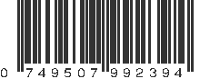 UPC 749507992394