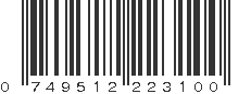 UPC 749512223100