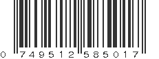 UPC 749512585017