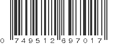 UPC 749512697017