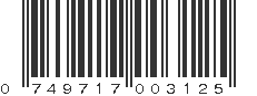 UPC 749717003125