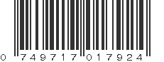 UPC 749717017924